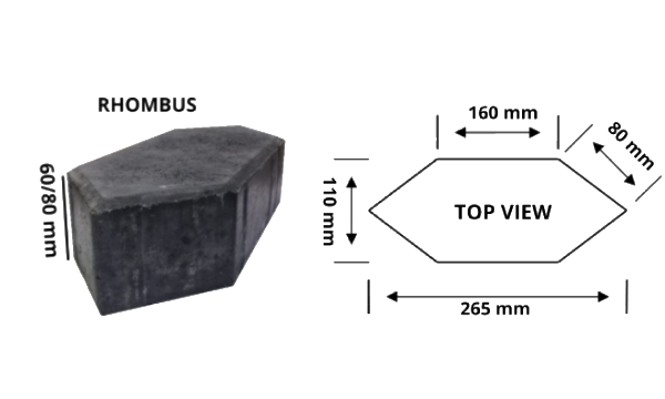 Monaco Rhombus Paver